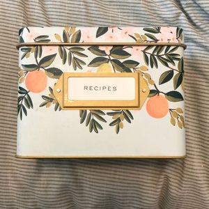 Anthropologie recipe tin